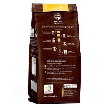 Imagem de Café Torrado em Grãos Orgânico Santa Clara Reserva da Família Pacote d