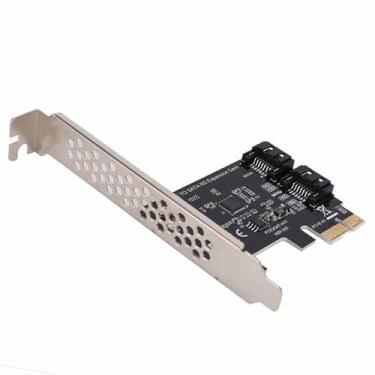 Imagem de Estink Placa de Adaptador PCI E para SATA 3.0, Placa de Expansão SATA III 6Gbps Com 2 Portas E Suporte a Hot Plug, para XP 7 8 10 11 32 64 Bits