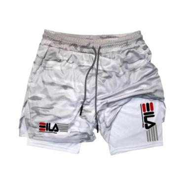 Imagem de Shorts De Corrida Masculinos De Secagem Rápida E Respirável, Compressã