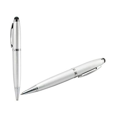 Imagem de Caneta-tinteiro de 128 GB em forma de pen drive USB 2.0, pen drive, pen drive, pen drive, pen drive, pen drive, pen drive, pen drive (prata)