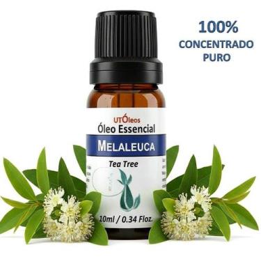Imagem de Óleo Essencial de Melaleuca 10ml Combate Micose Unhas - UTÓleos