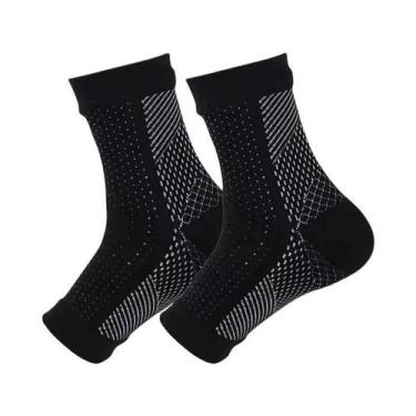 Imagem de Meias De Compressão Para Tornozelo 5 Pares Esportivas Para Corrida E F