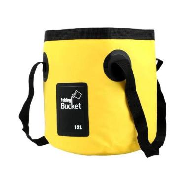 Imagem de Balde De Água Portátil Dobrável De 12L Multifuncional Para Lavagem Ao 