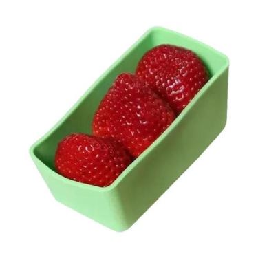 Imagem de Divisória De Almoço De Silicone Reutilizável, Caixa Bento Micro-ondas,