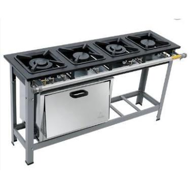 Imagem de Fogão Stori Inox 304 4 Bocas com Forno M12 Metalmaq