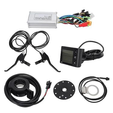 Imagem de Luocute Kit de Controlador de Painel de Bicicleta Elétrica, Controlador de 3 Modos 17A Com Painel S866 e Acelerador de Polegar, Acessórios de Scooter para Motor de 350 W, Conversão de