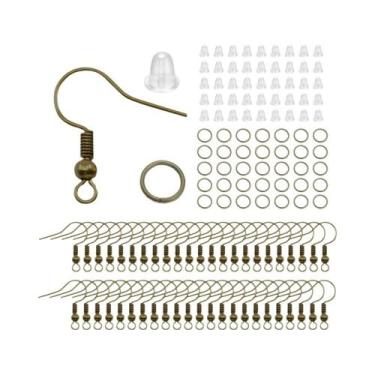 Imagem de Kit De Ganchos Para Brincos Hipoalergênicos Em Cores Mistas 100 300pcs