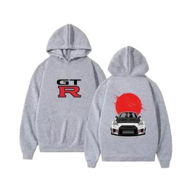 Imagem de Moletom Masculino De Manga Longa Com Capuz Estilo Streetwear Initial D