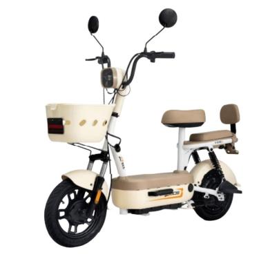 Imagem de Bicicleta Scooter com Alarme 500W 48V Bee Bege Duos-Unissex