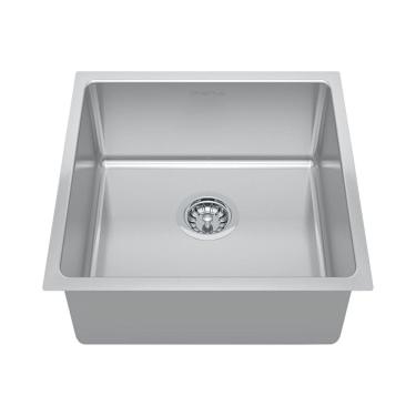 Imagem de Cuba para Cozinha Gourmet Pia Aço Inox  44x44x20cm Acetinado GhelPlus Inox