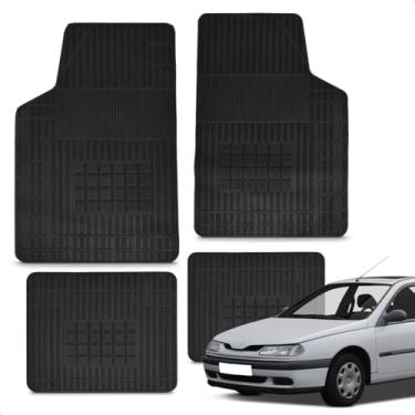 Imagem de Jogo Tapete 100% Borracha Laguna 1995 A 2001 Impermeável Antiderrapante Automotivo 4 Peças