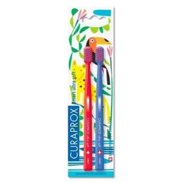 Imagem de Kit 2 Escovas de Dente Curaprox Duo Smart Ultra Macia-Unissex
