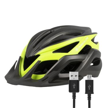 Imagem de Capacete ciclismo Absolute Wild Flash led traseiro USB-Unissex