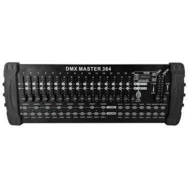 Imagem de Kit 02 Par Led 6In + Mesa Controladora + Maquina De Fumaça