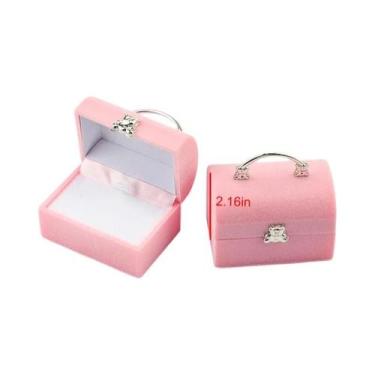 Imagem de Caixa De Joias De Veludo Para Brincos, Colares, Pulseiras, Anéis De Ca