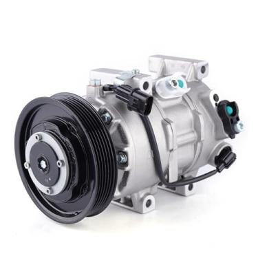 Imagem de ZZXXYY Compressor de ar condicionado AC bomba de resfriamento A/C condicionador com embreagem compatível com KIA Rio 2012-2016, compressor AC para reparo de resfriamento fraco, substituição OE 2022078