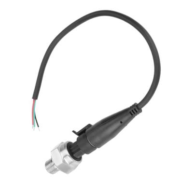 Imagem de GLOGLOW Transdutor de Pressão, Sensor Analógico de Aço Inoxidável G1/4 Com Proteção de Tensão para Tanque de água e Gás de Petróleo, Saída de 0,5 4,5 V 0 V, Faixa de 10 500 PSI (0-150 PSI)