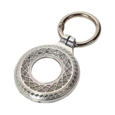 Imagem de Suporte Para Chaveiro AirTag Com Padrão Meander, Estojo Protetor De Me