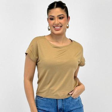 Imagem de Blusa Malwee Ampla Manga Curta Feminina-Feminino