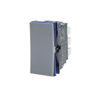 Imagem de Interruptor 10A 250V Sem Placa Pial Plus+ - Cinza