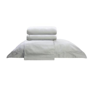 Imagem de Jogo De Cama King Bordado 300 Fios Neo Elements 4Pç 100%Alg