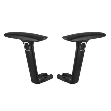 Imagem de Xgdsnly Conjunto de 2 Apoios de Braço para Cadeira, Fáceis de Instalar, Ajustáveis, Acessórios para Cadeiras Gamer E de Escritório, Compatíveis com a Maioria, Estilo B, Tamanho real