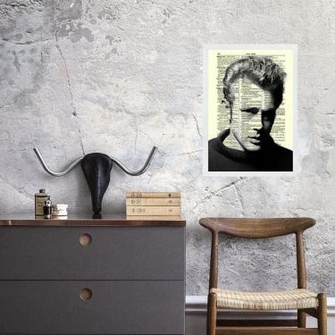 Imagem de Quadro Vintage James Dean 24X18Cm