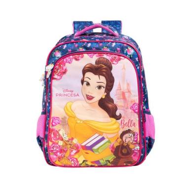 Imagem de Mochila Costa Bella Princesa Escolar Infantil Menina Xeryus