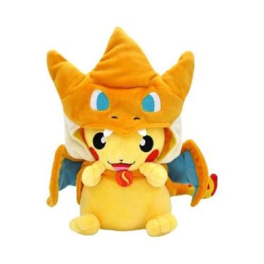 Imagem de Brinquedo De Pelúcia Pokémon Para Crianças, Boneco Pikachu, Eevee, Cha