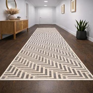 Imagem de Tapete Passadeira Algodão Jacquard 2,00m x 0,65cm Beira de Cama, Cozinha e Corredor(Labirinto Cinza,2,50m x 65cm)