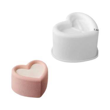 Imagem de Forma De Silicone Em Formato De Coração Para Bolo, Mousse, Gelatina, P