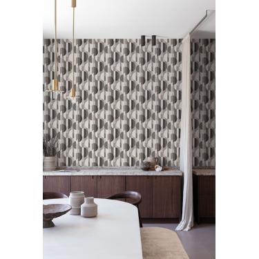 Imagem de Papel de Parede Maison Geométrico Bege A56301