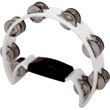 Imagem de Pandeiro Meia Lua Spanking ABS Branco