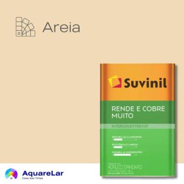 Imagem de Rende & Cobre Muito Suvinil Fosco 16L, AREIA