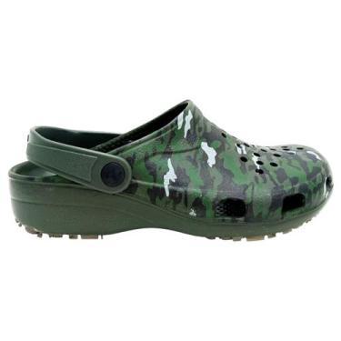 Imagem de Calçado EPI Clog Profissional SoftWorks Antiderrapante Estampa Militar