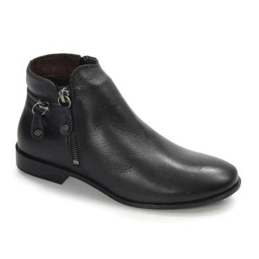 Imagem de BOTA PERLATTO LUNA COURO ZIPER REF LUN002E FEMININO-Feminino