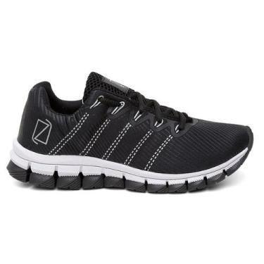 Imagem de Tenis Masculino Titanium Lorenzzo Lopez Esporte Academia Leve, Preto, 