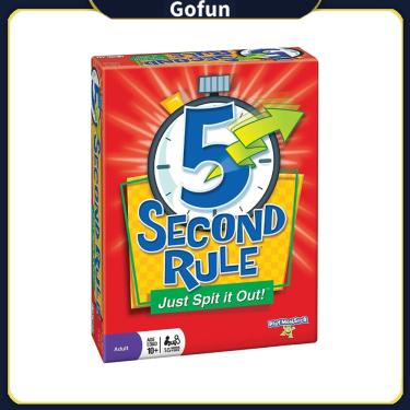 Imagem de Jogo de tabuleiro, regra de 5 segundos para família, jogo de festa para crianças com mais de 10 anos