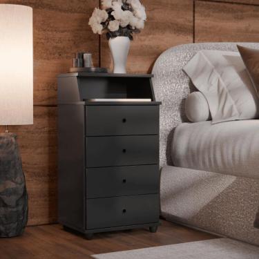 Imagem de Mesa De Cabeceira Lux Ll Preto