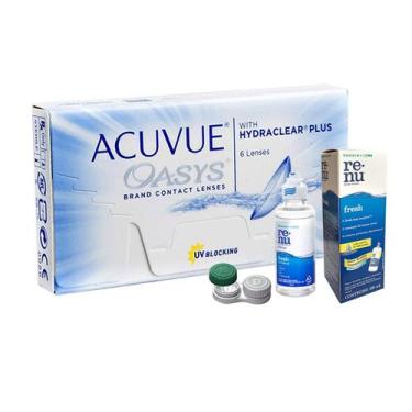 Imagem de O-renu fresh 120ml + estojo + lc jj acuvue oasys - J&J