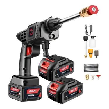 Imagem de Lavadora Alta Pressão 96v Lava Jato 1000w Bivolt  Preto - Genérica