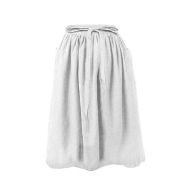 Imagem de Avental Cityelf Vintage White Maid Costume: algodão e linho