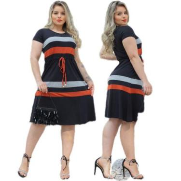 Imagem de Vestido Semi Godê em Viscolycra Premium Cores Oscuros - SARAVIA CONFEC