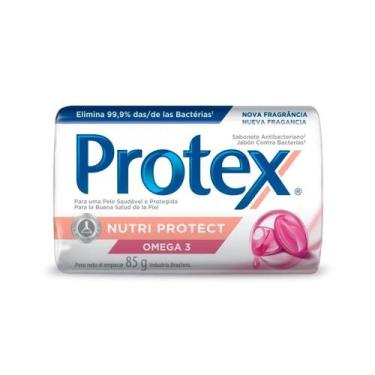 Imagem de Sabonete Protex Nutri Protect Ômega 3 Antibacteriano 85g Embalagem com