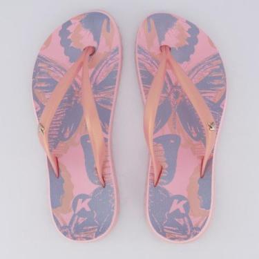 Imagem de Chinelo Kenner Ibiza Borboletas Feminino Rosa, 37