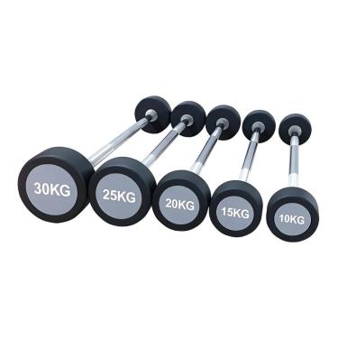 Imagem de Kit 5 Barras Retas Montadas Ahead Sports 10kg A 30kg Profissional-Unissex