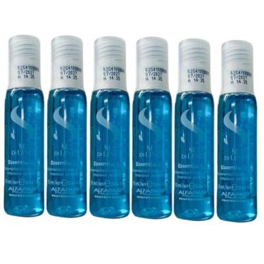 Imagem de Kit Ampola Azul Alfaparf Semi Di Lino Sublime Essential Oil (06x13ml)