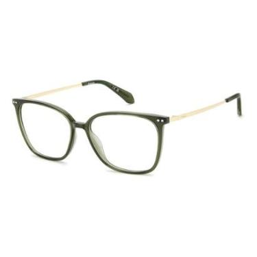 Imagem de Armação de Óculos Polaroid Pld D616 4c3 55 Verde Translúcido-Feminino