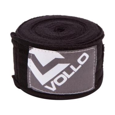 Imagem de Bandagem Elástica Treino Boxe/Muay Thai Luta Vollo- Pta - Vollo Sports