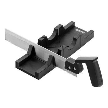 Imagem de Caixa plastica meia-esquadria com serra 300mm 1pc sparta